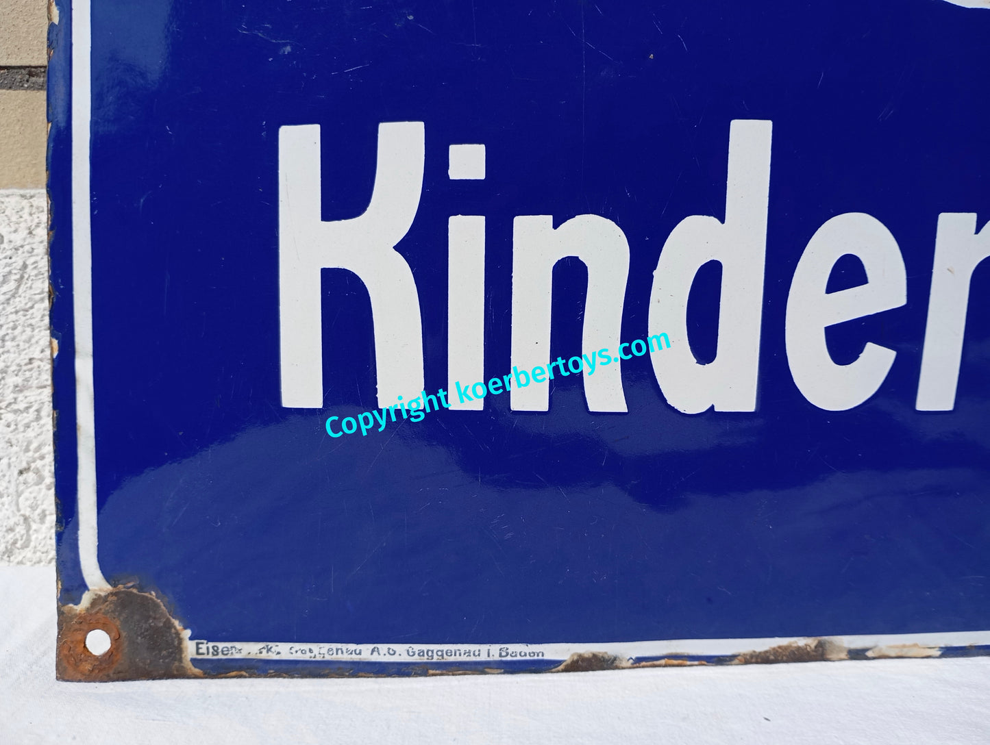 Emailschild KNORR'S HAFERMEHL