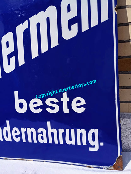 Emailschild KNORR'S HAFERMEHL