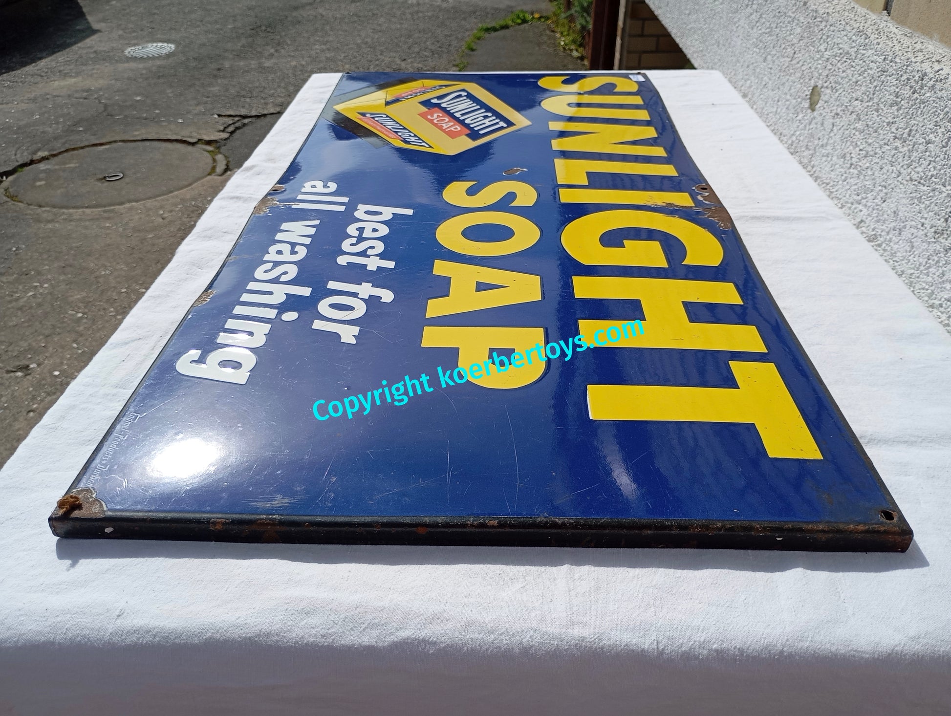 Emailschild SUNLIGHT Seife