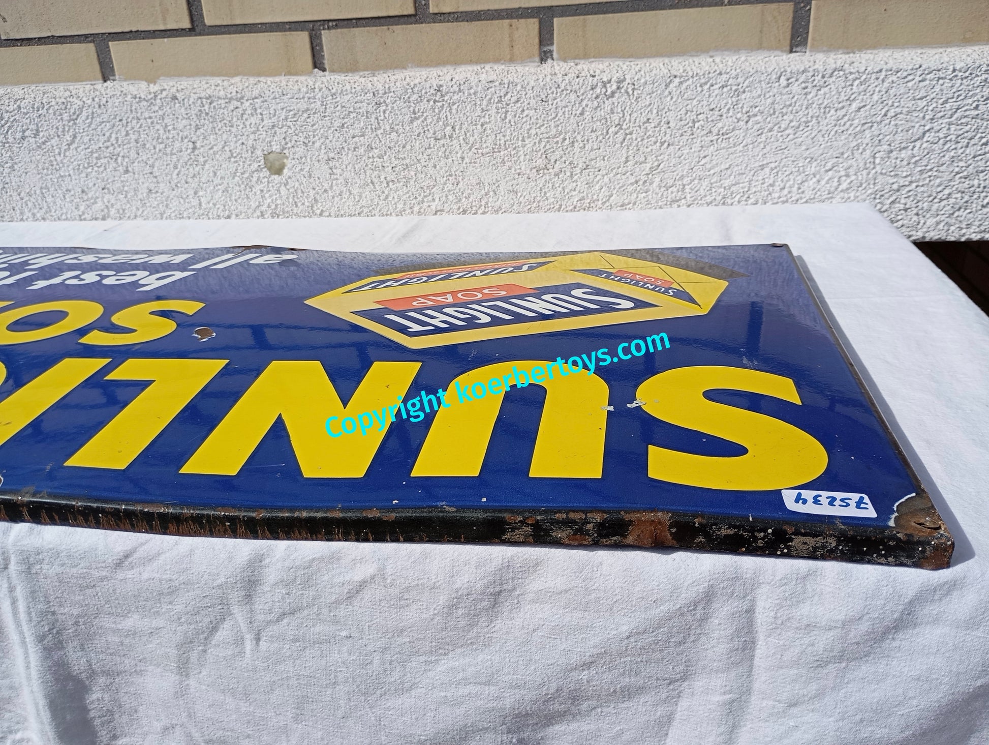 Emailschild SUNLIGHT Seife