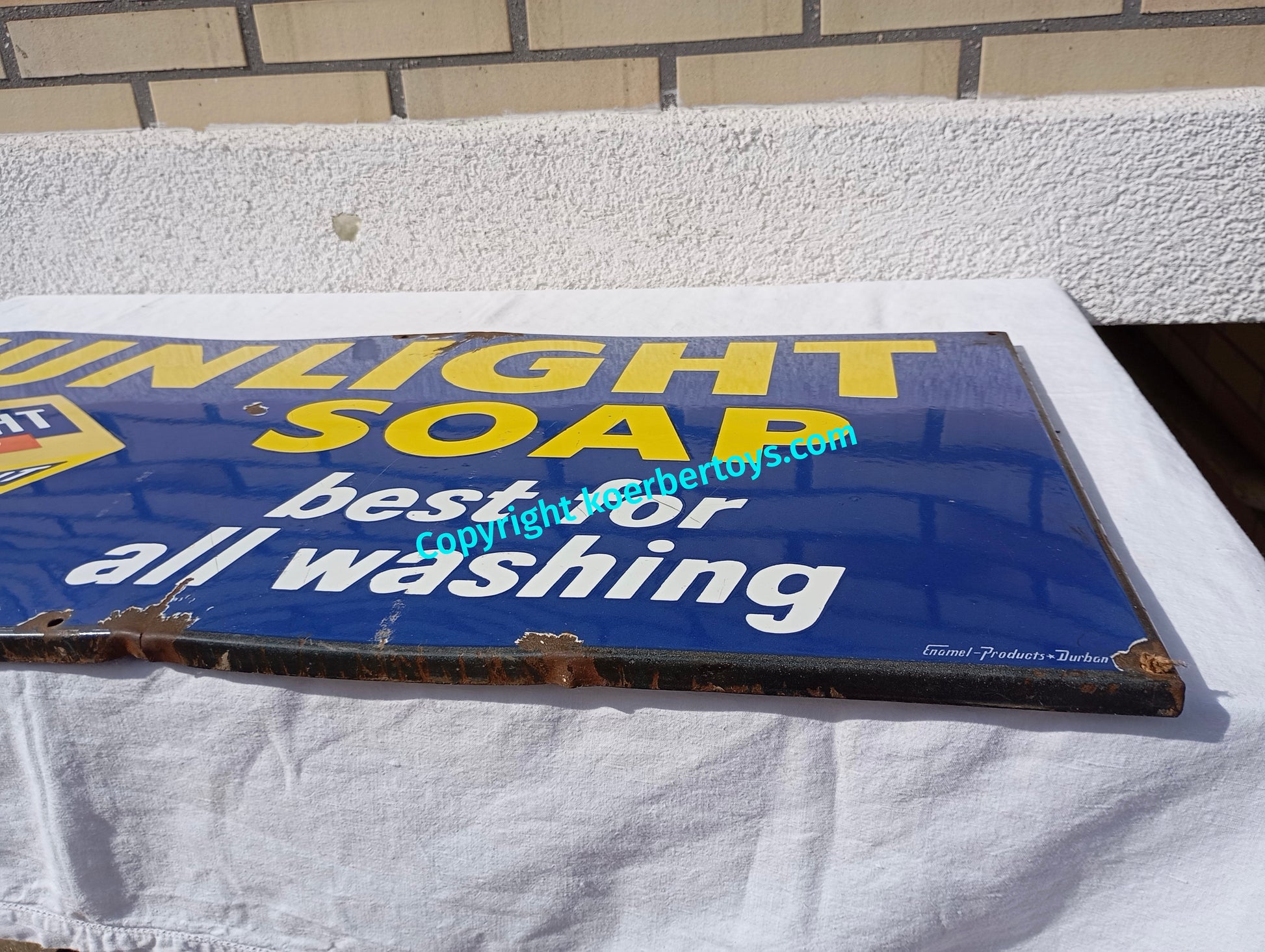Emailschild SUNLIGHT Seife