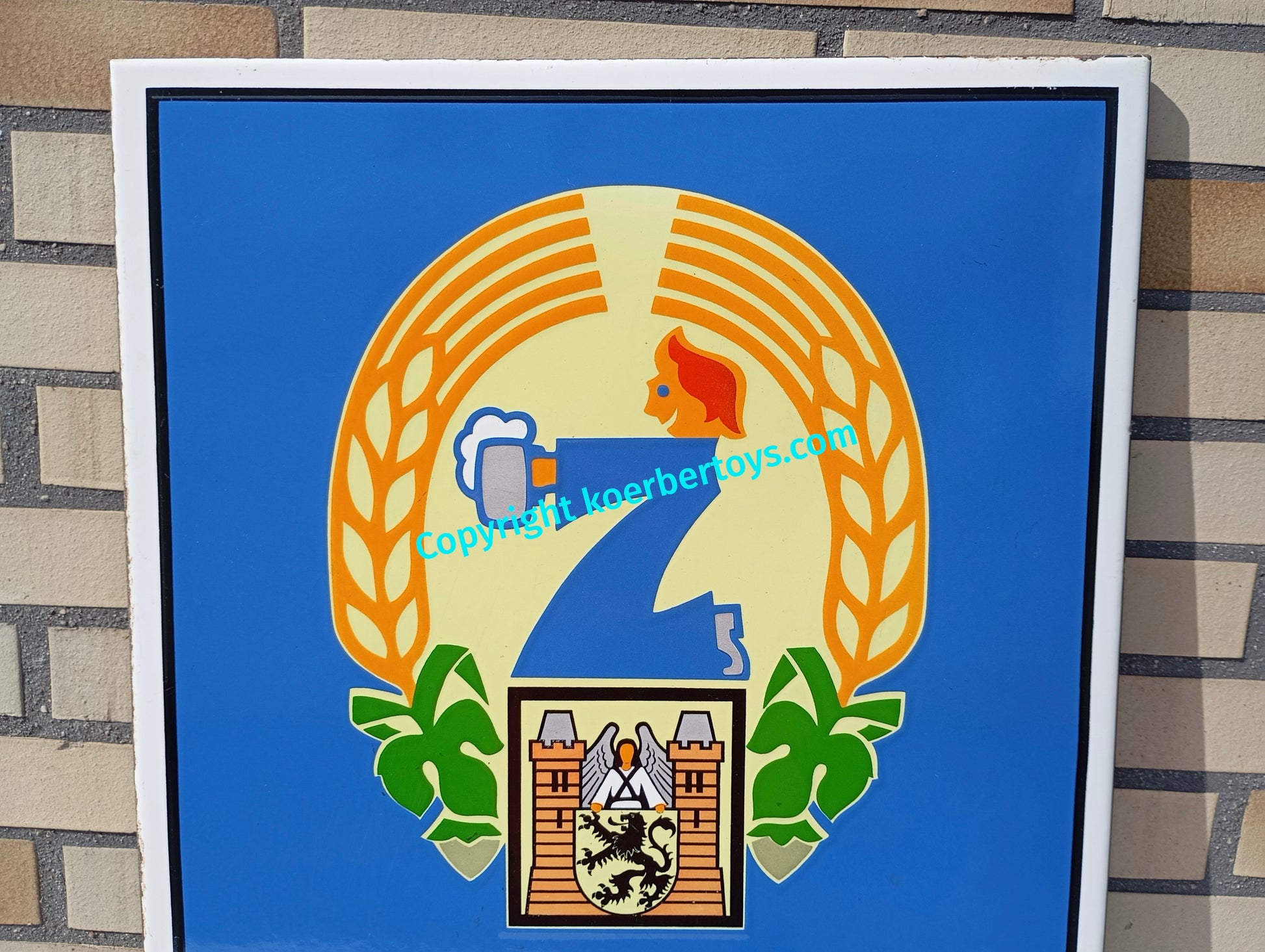 Emailschild Zeltbräu Bayern