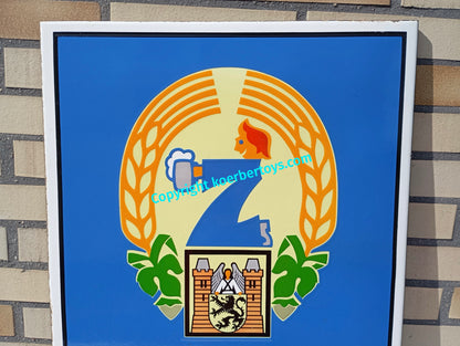 Emailschild Zeltbräu Bayern