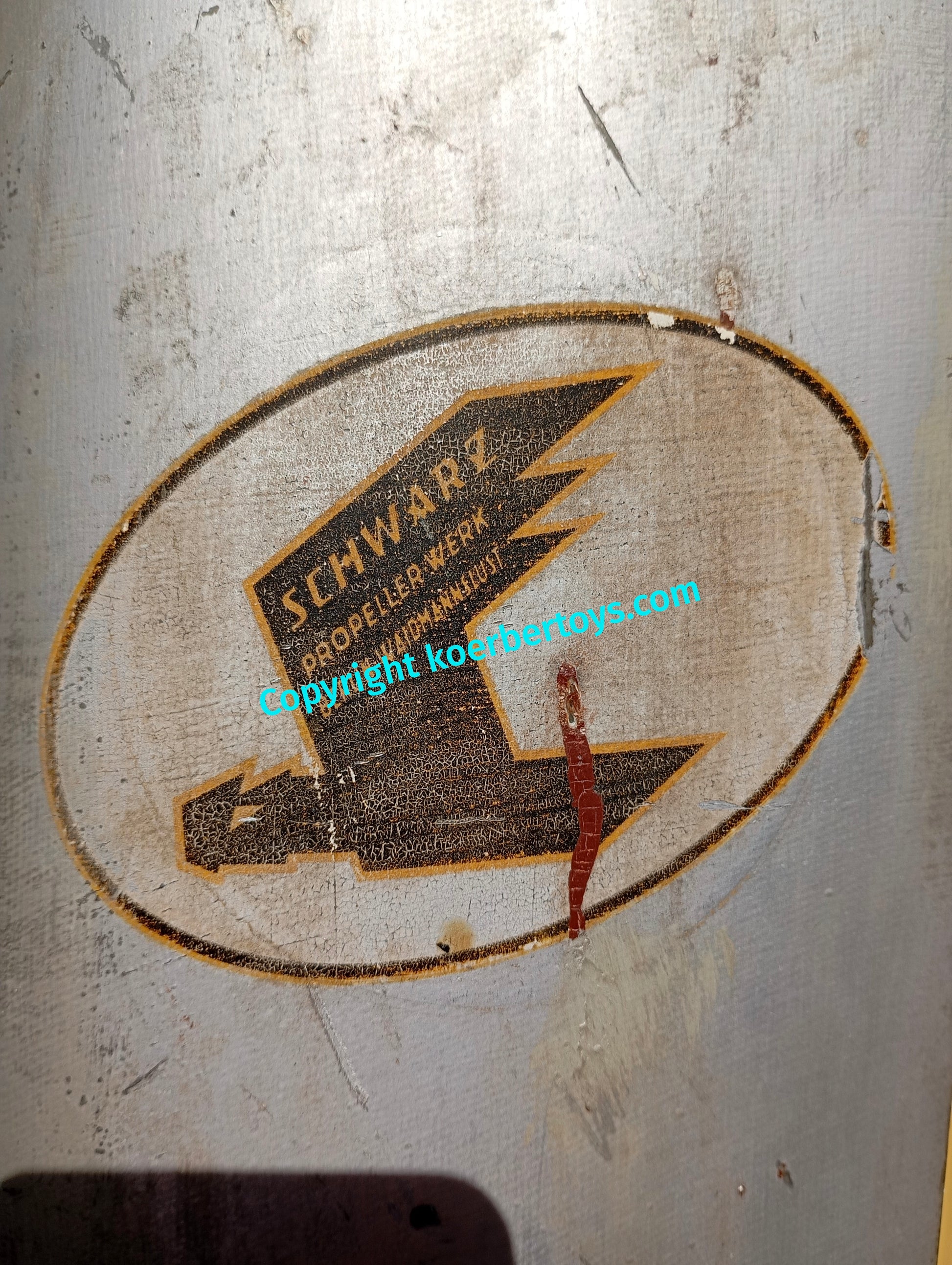 Propellerwerke Schwarz Berlin Flugzeugpropeller 30er Original