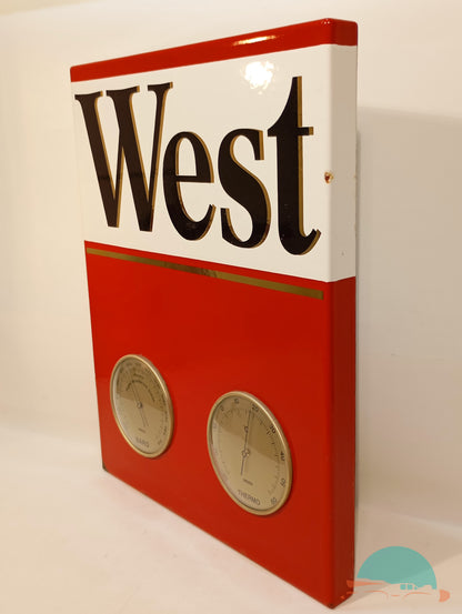 West Zigaretten Barometer Thermometer