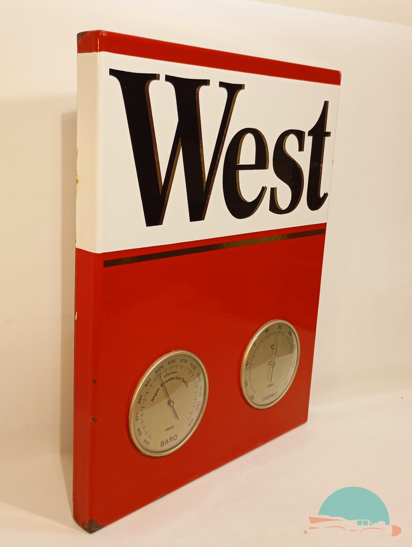 West Zigaretten Barometer Thermometer