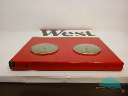 West Zigaretten Barometer Thermometer