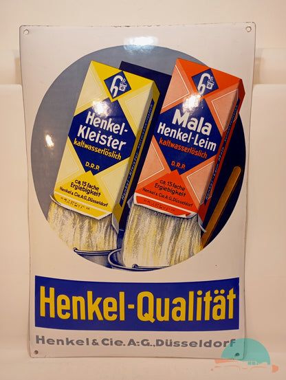 Emailschild Henkel Kleister