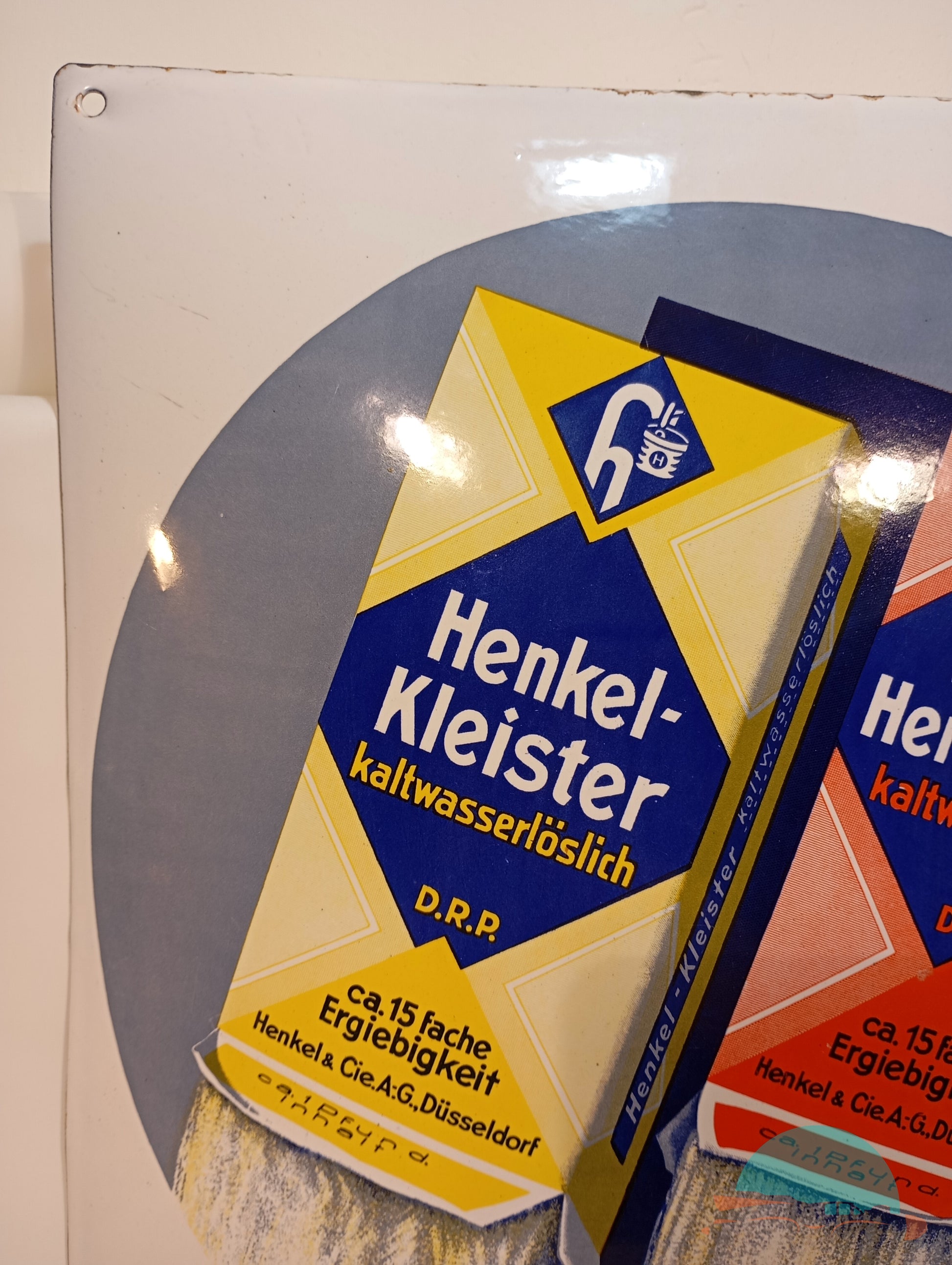 Emailschild Henkel Kleister