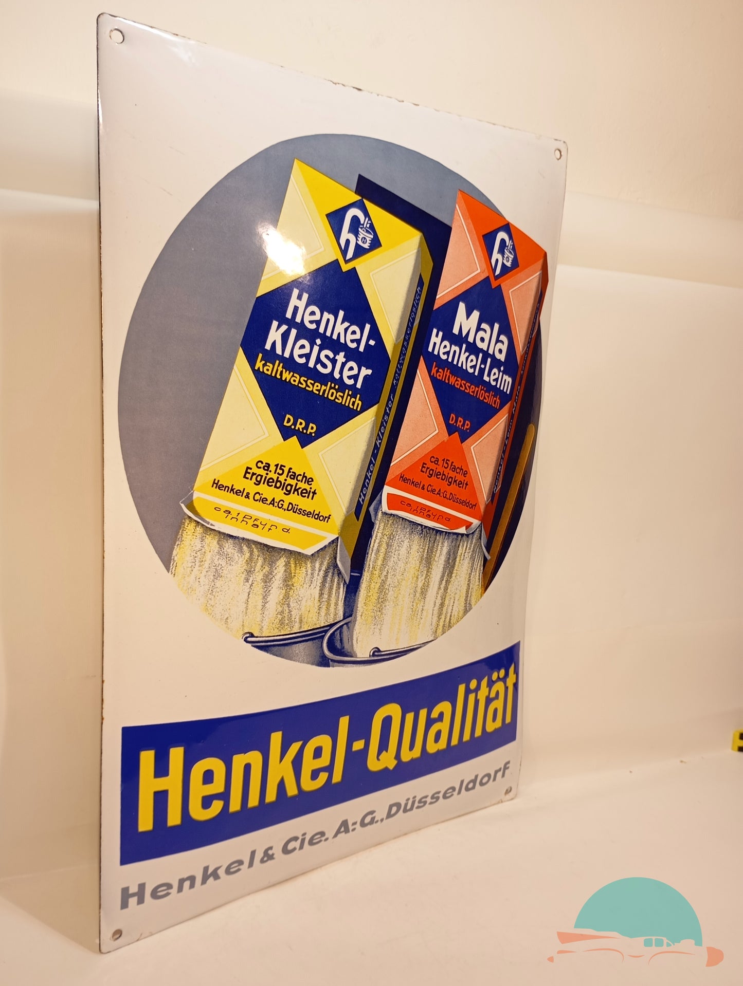 Emailschild Henkel Kleister