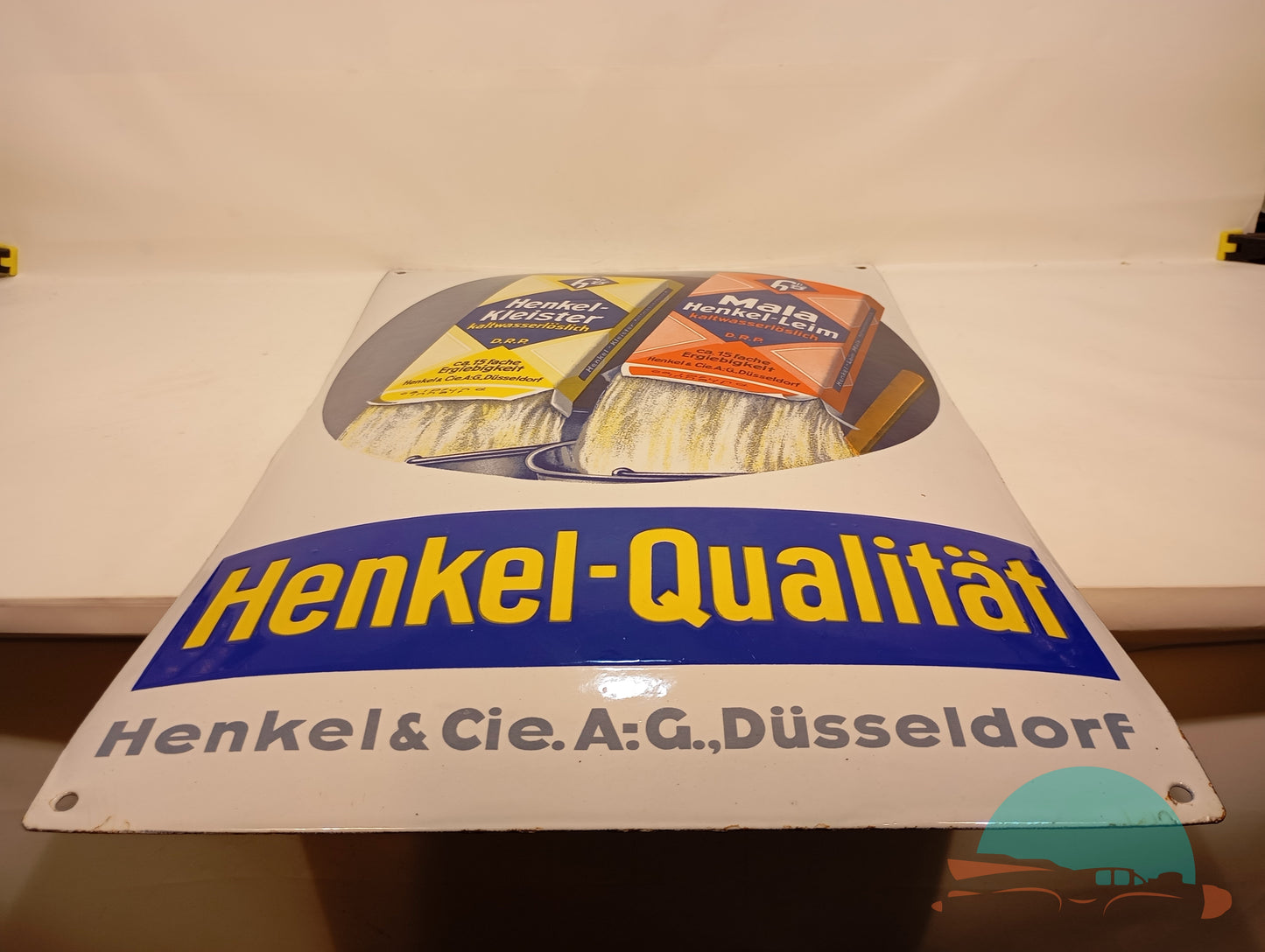 Emailschild Henkel Kleister
