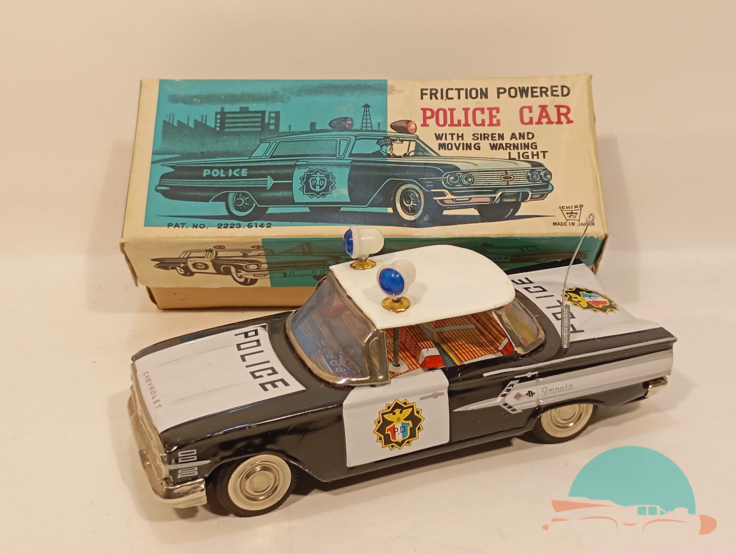 Ichiko Chevrolet Police Car im Originalkarton