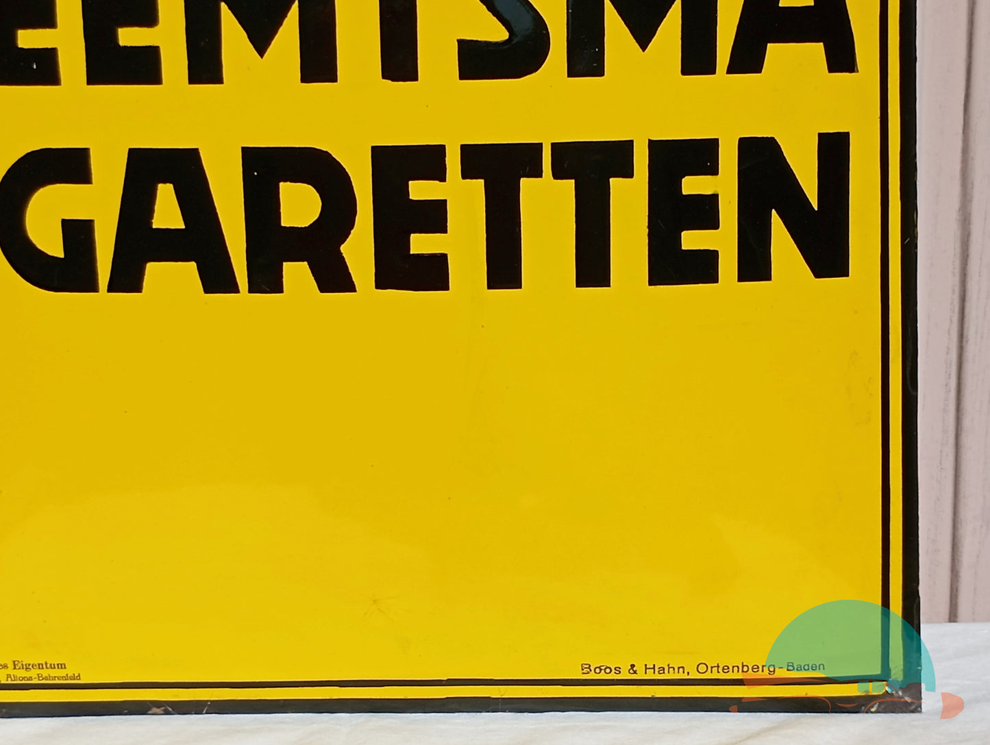 Emailschild REEMTSMA CIGARETTEN