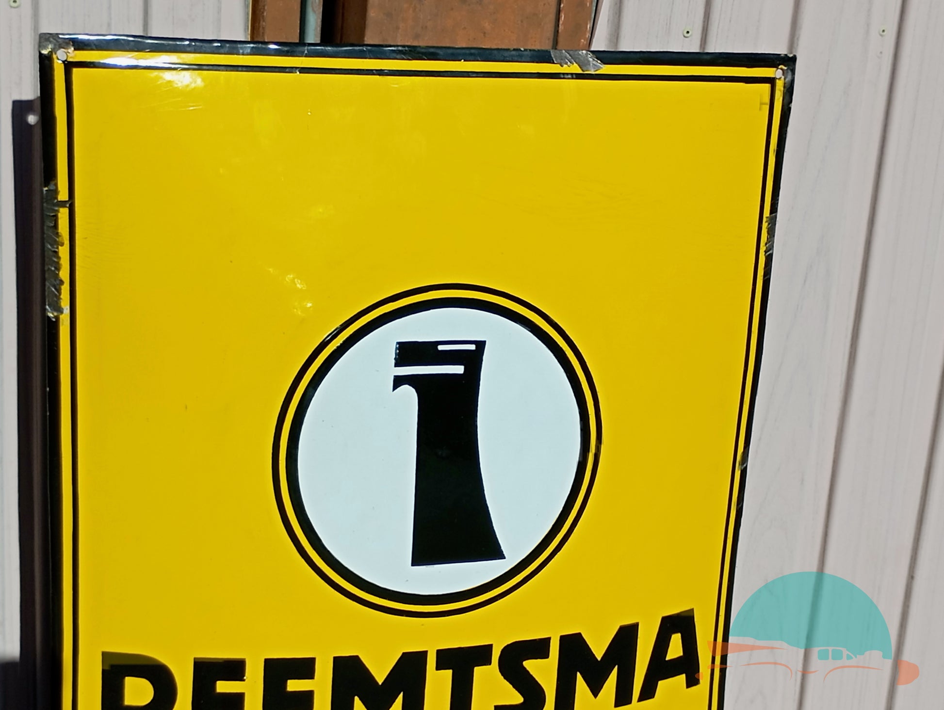 Emailschild REEMTSMA CIGARETTEN