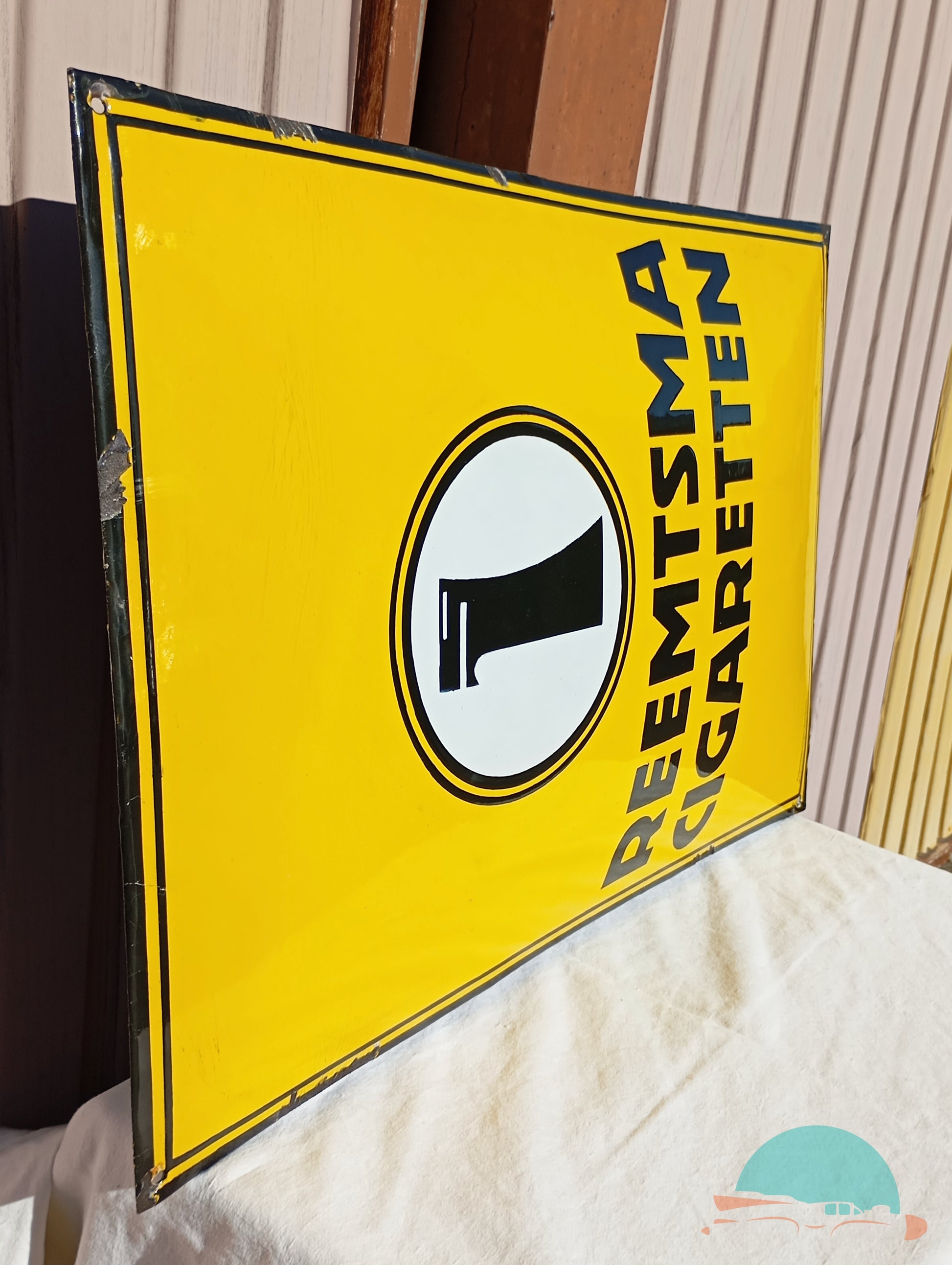 Emailschild REEMTSMA CIGARETTEN
