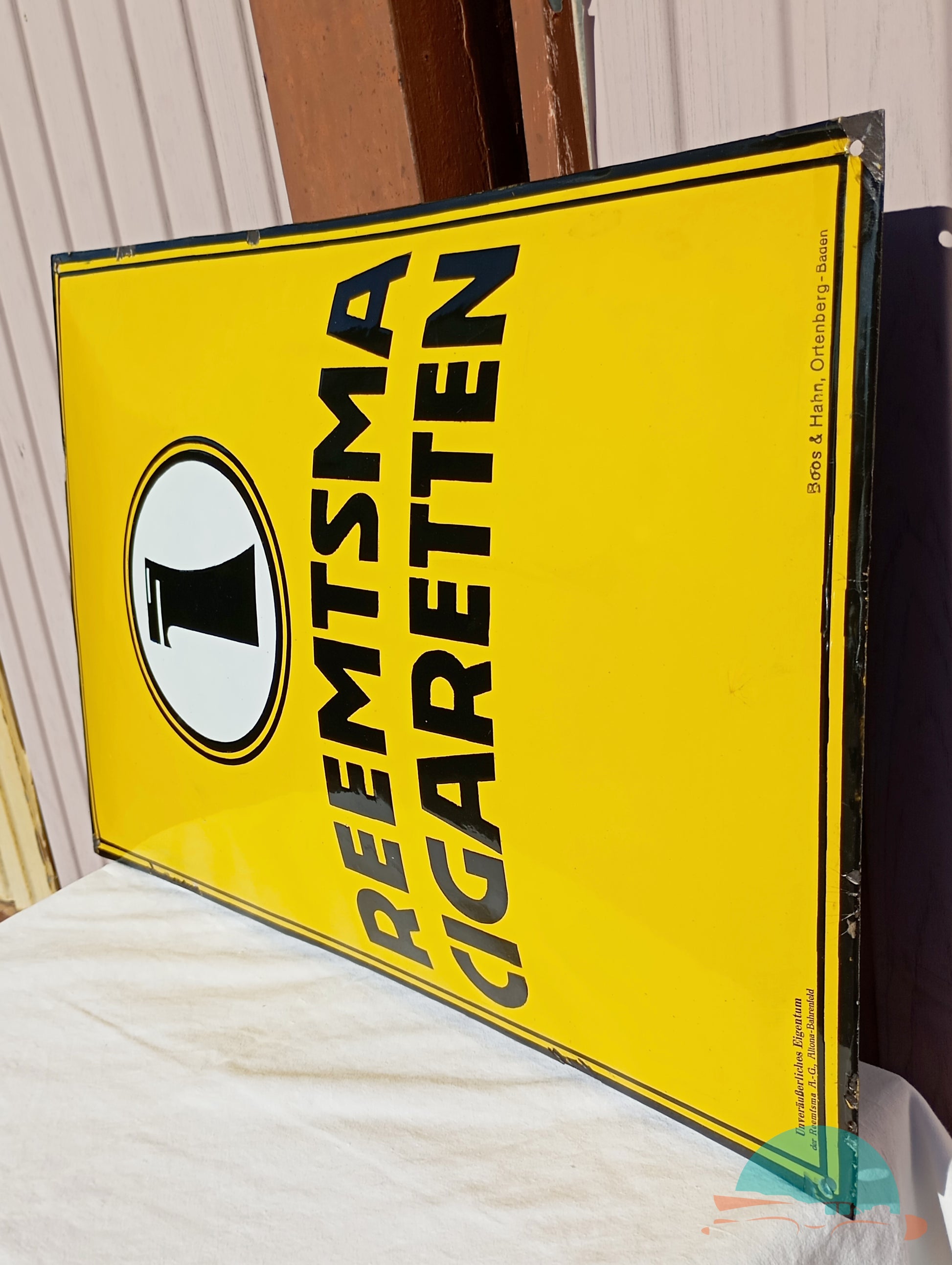 Emailschild REEMTSMA CIGARETTEN