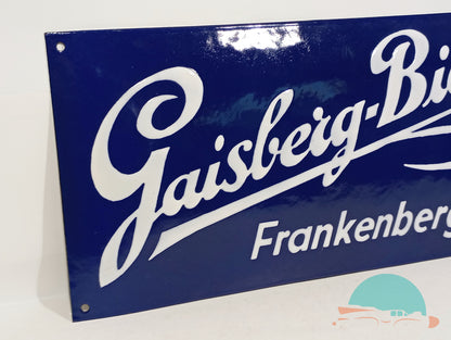 Emailschild Gaisberg Biere
