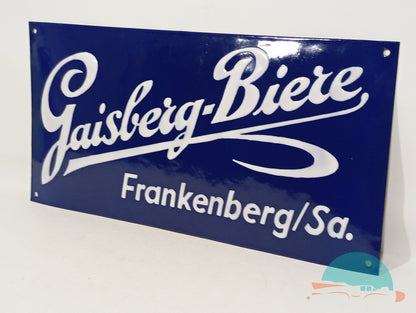 Emailschild Gaisberg Biere