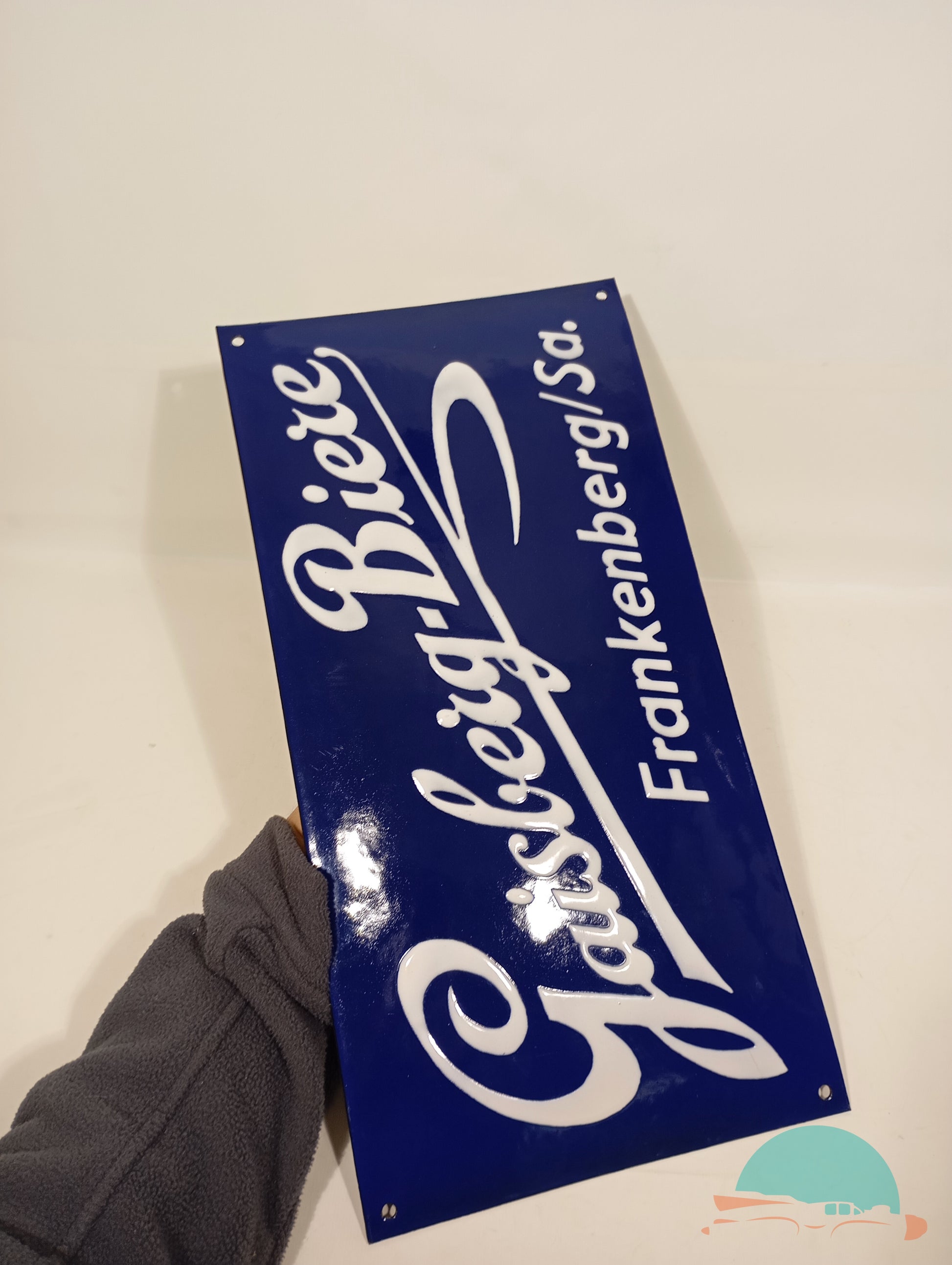 Emailschild Gaisberg Biere