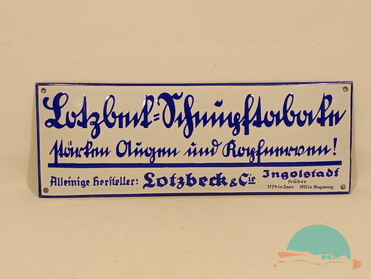 Emailschild Lotzbeck und Co. Ingolstadt