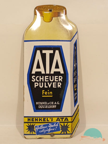 Emailschild Türschild Henkel ATA Scheuerpulver
