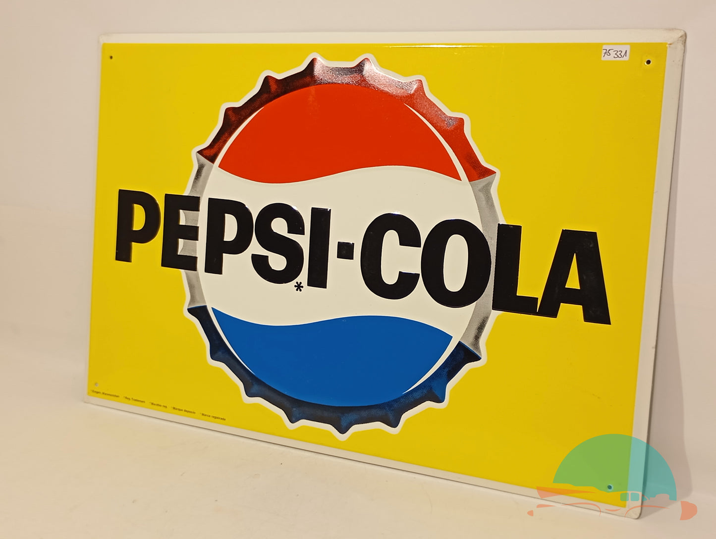 Blechschild Pepsi Cola Kronkorken