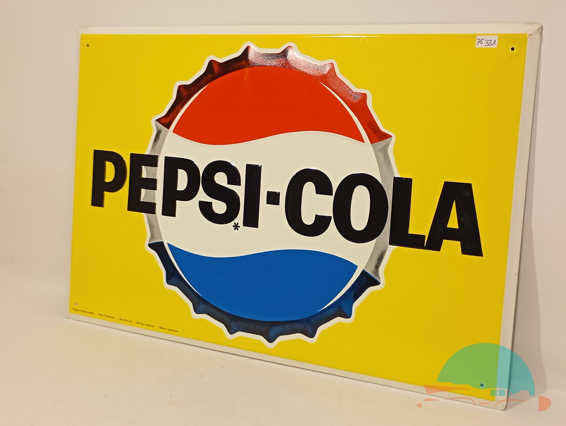 Blechschild Pepsi Cola Kronkorken