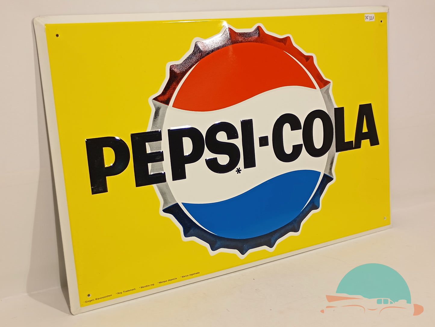 Blechschild Pepsi Cola Kronkorken