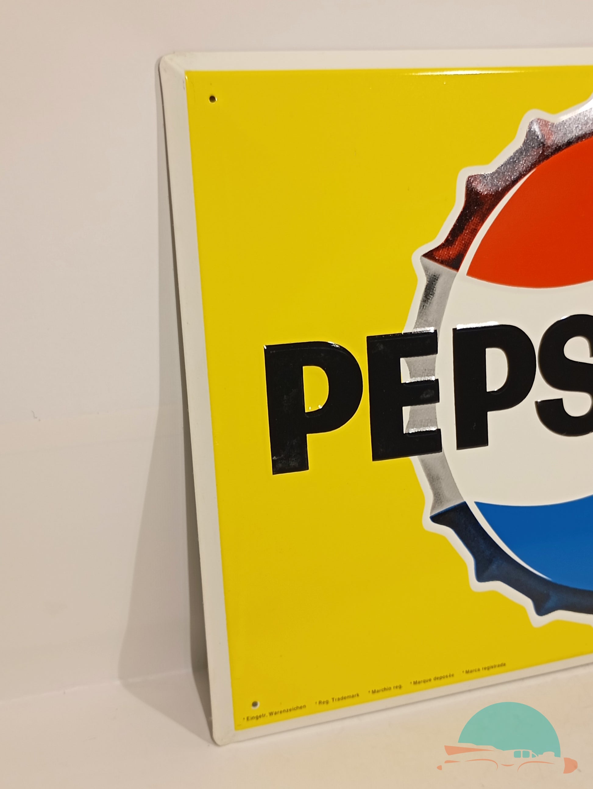 Blechschild Pepsi Cola Kronkorken