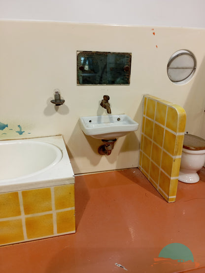 Kibri Puppenstubenbad 40er Jahre (75353)