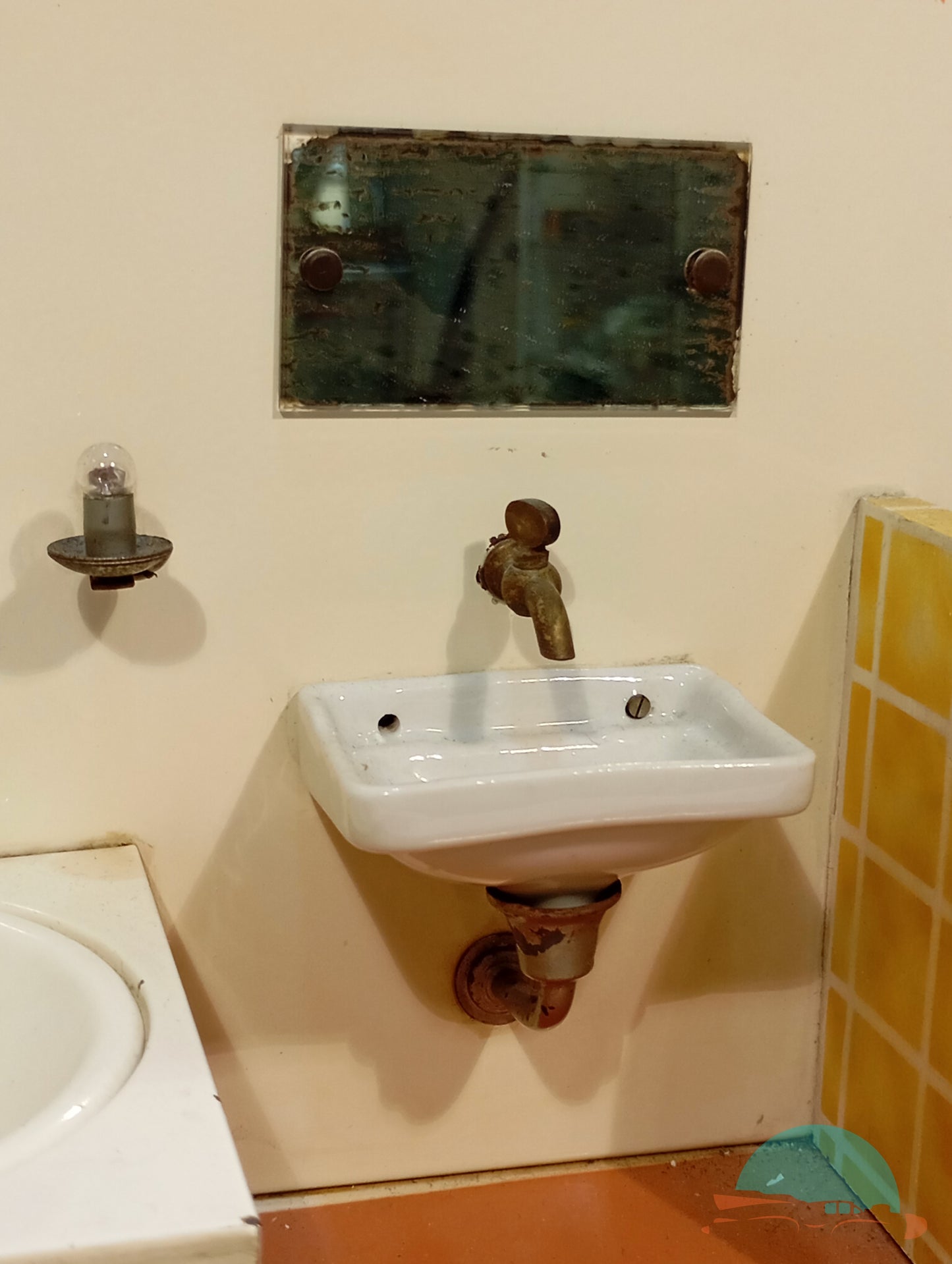 Kibri Puppenstubenbad 40er Jahre (75353)