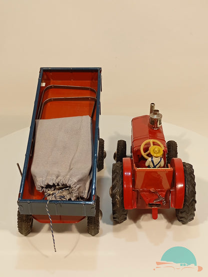 Gama Traktor mit Anhänger Vorkrieg im Originalkarton (75368)