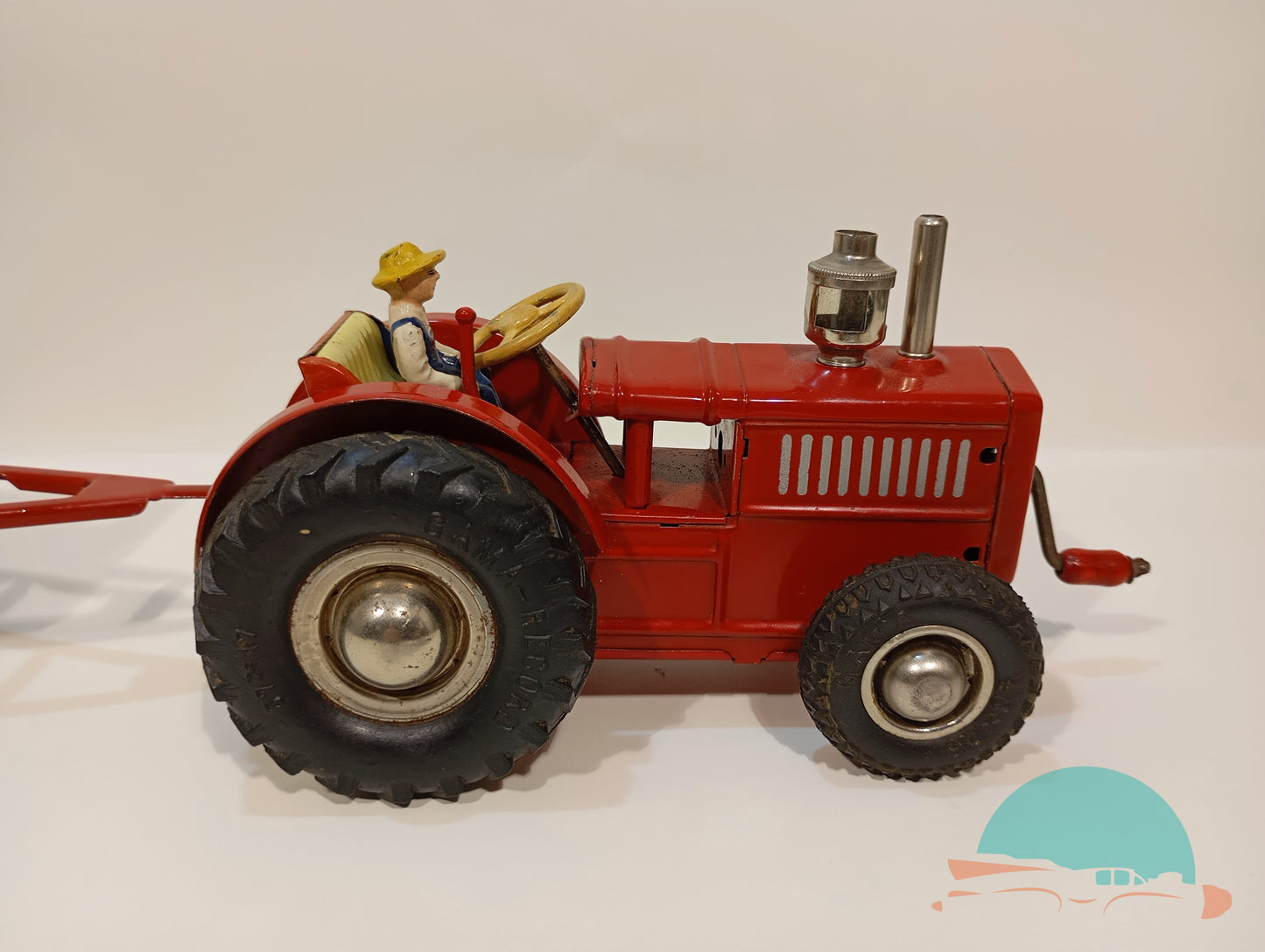 Gama Traktor mit Anhänger Vorkrieg im Originalkarton (75368)