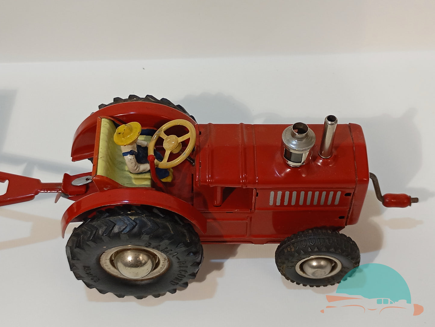 Gama Traktor mit Anhänger Vorkrieg im Originalkarton (75368)