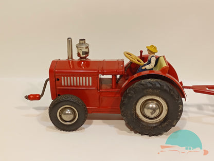 Gama Traktor mit Anhänger Vorkrieg im Originalkarton (75368)