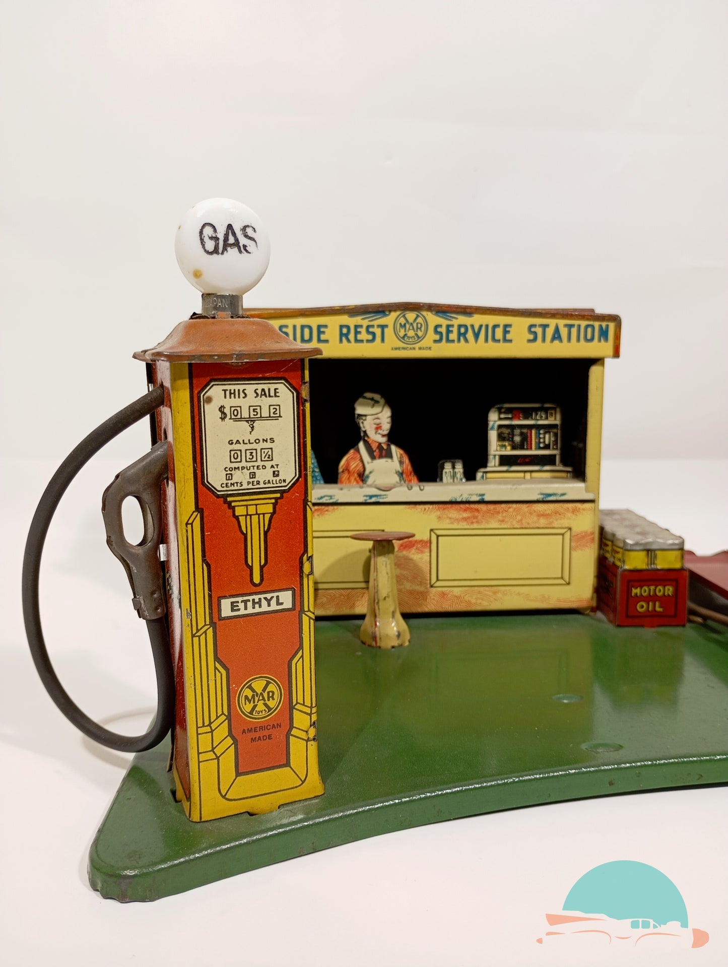 Marx Toys Tankstelle sehr dekorativ (75637)
