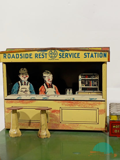 Marx Toys Tankstelle sehr dekorativ (75637)