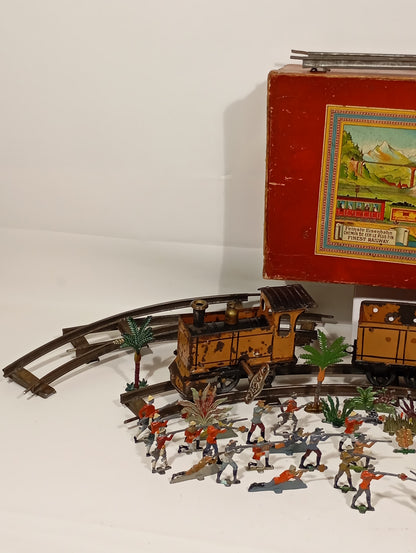 Issmayer Panzerzug Spur 0 – außergewöhnliches Zugset um 1880 (73752)