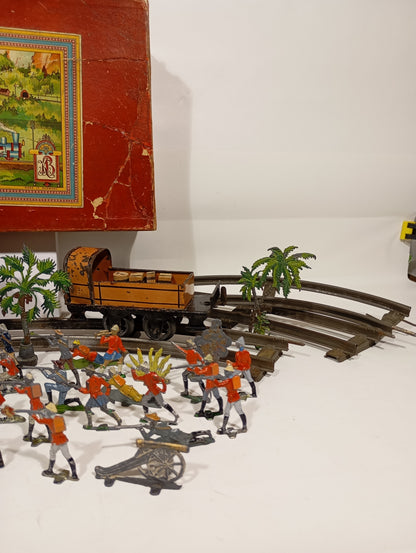 Issmayer Panzerzug Spur 0 – außergewöhnliches Zugset um 1880 (73752)