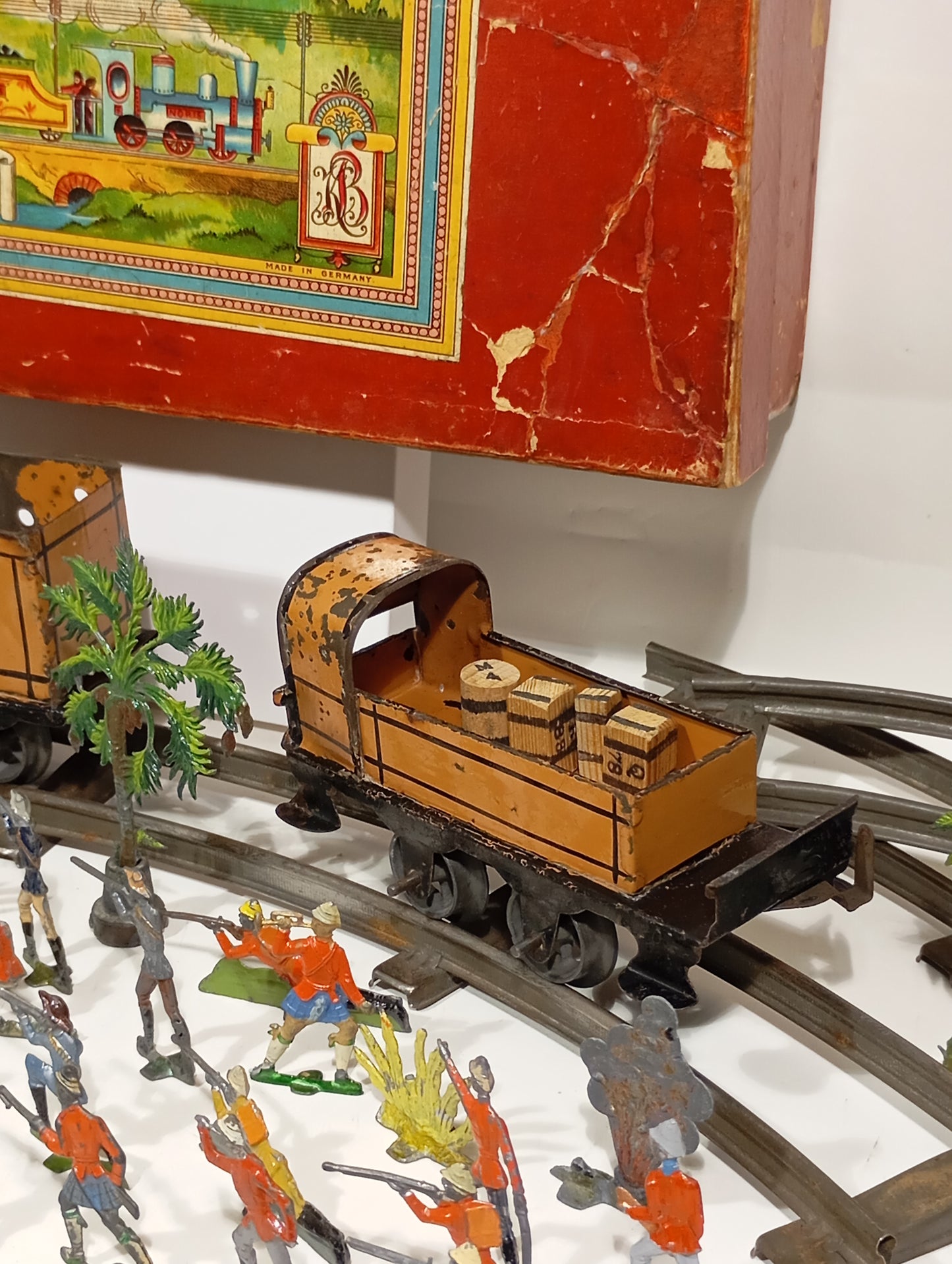 Issmayer Panzerzug Spur 0 – außergewöhnliches Zugset um 1880 (73752)