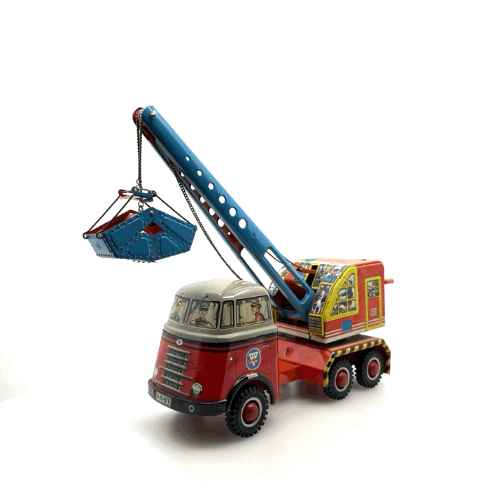 Arnold DAF LKW mit MFZ Fuchsbagger (74552)
