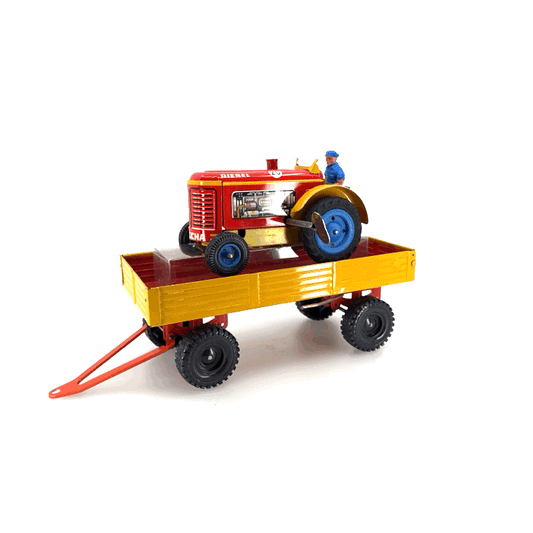 Gescha Traktor mit Anhänger im Originalkarton (75730)