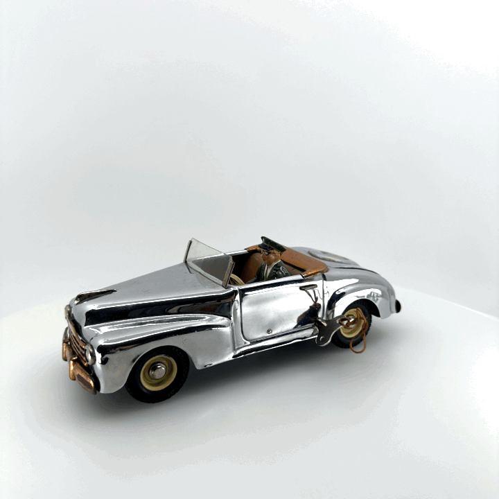 MLB Fiat Spyder America Cromato Con Fari im Originalkarton (75605)