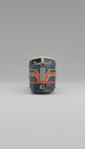 Metall-Lokomotive mit Kupplung 1970er