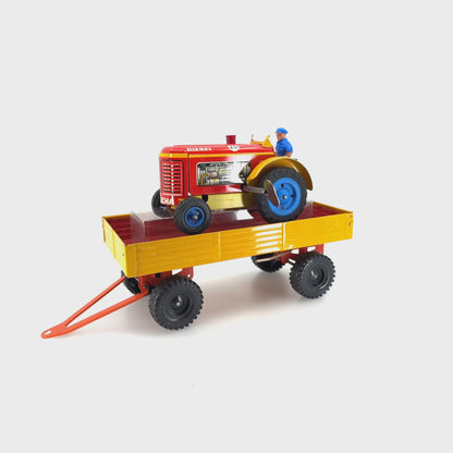 Gescha Traktor mit Anhänger im Originalkarton (75730)