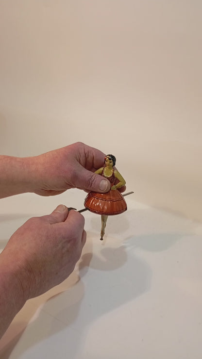 Gebrüder Einfalt ? Extrem seltene Tanzfigur im Originalkarton (73355)