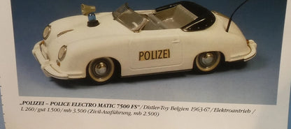 Distler Electromatic 7500 Porsche Belgien Stoßstange hinten grau