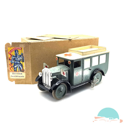 Lineol Hausser Elastolin Sanitätsauto im Originalkarton (75666)