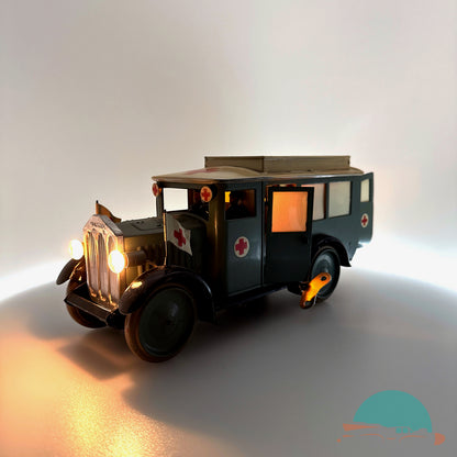 Lineol Hausser Elastolin Sanitätsauto im Originalkarton (75666)