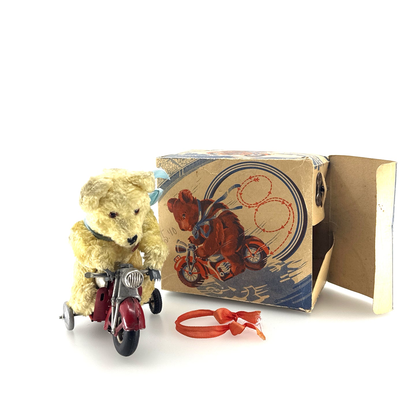 Günthermann Bären Motorrad im Originalkarton (75597)